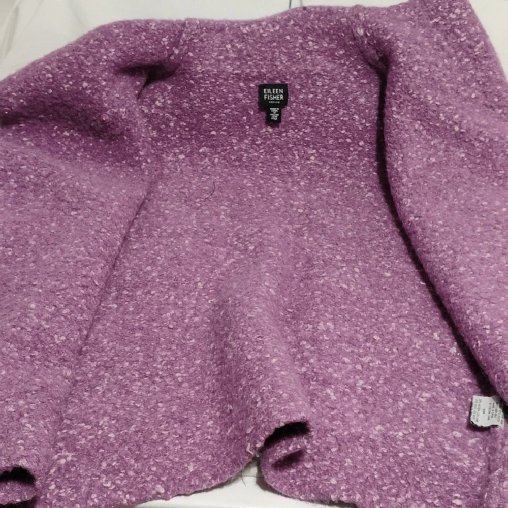(C-31) SALE! Eileen Fisher Alpaca Silk Wool Blend Italian Yarn Sweater Like New - Picture 12 of 12